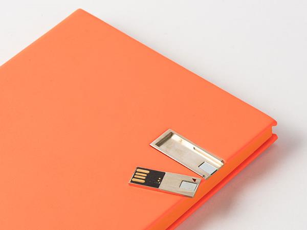 Cuaderno de tapa dura, tamaño A5, con USB 4G 