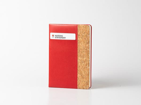 Cuadernos de cuero de dos colores, tapa de cuero suave TPU, 80 páginas rayadas, bolsillo porta tarjeta